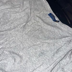Grey polo t shirt! Large long sleeve